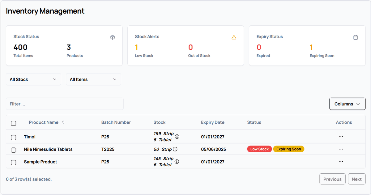 Inventory Management